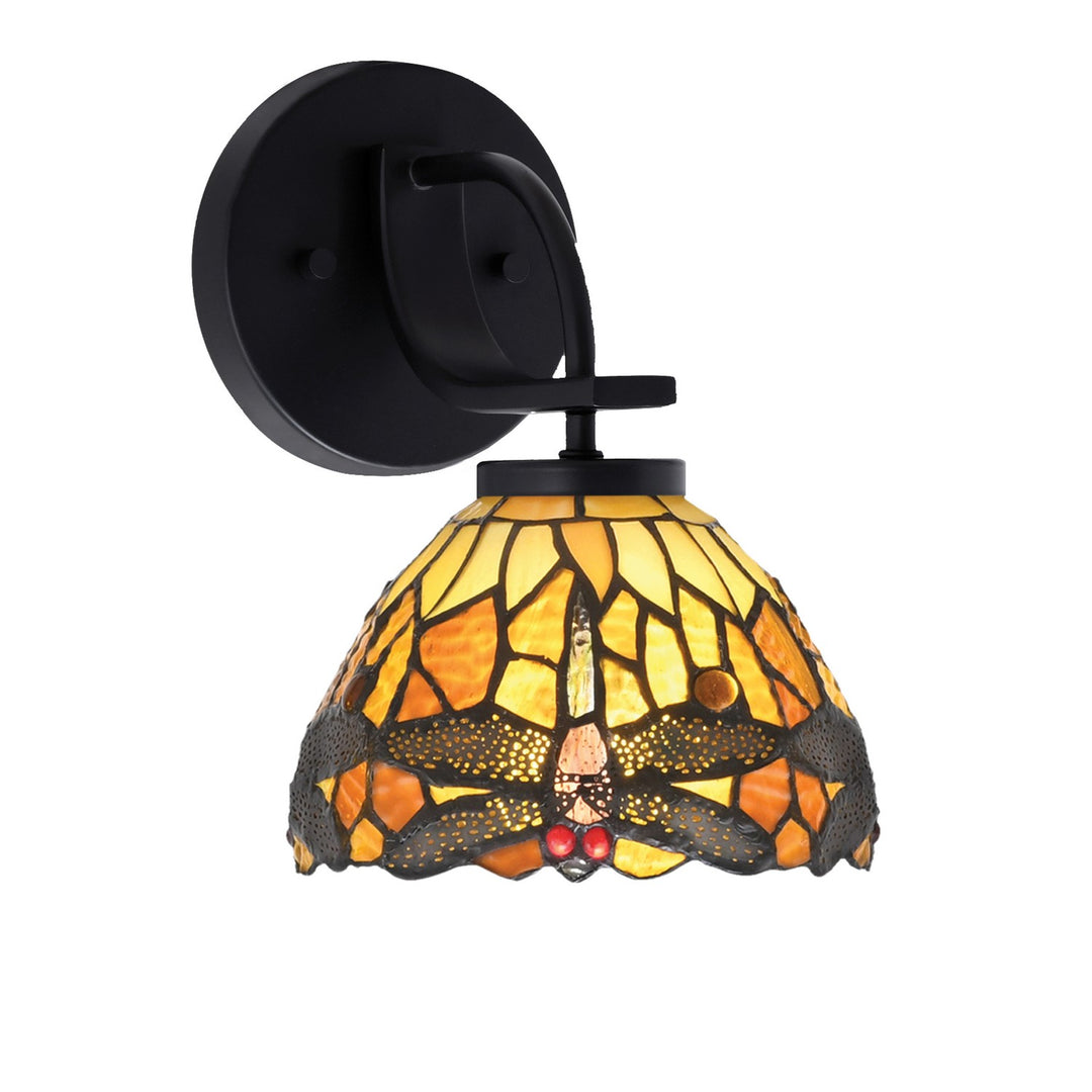 Toltec Cavella 3911-MB-9465 Wall Sconce Light - Matte Black