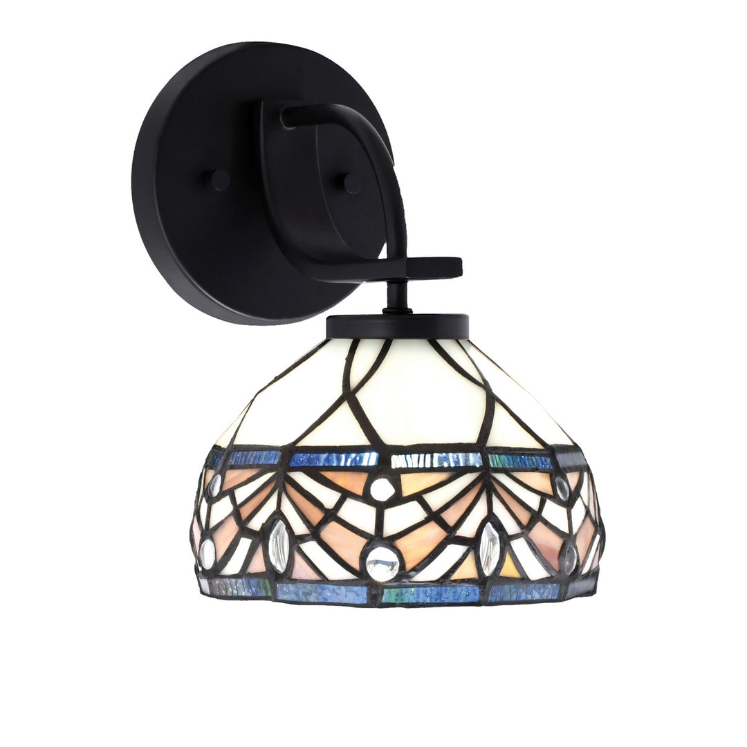 Toltec Cavella 3911-MB-9485 Wall Sconce Light - Matte Black