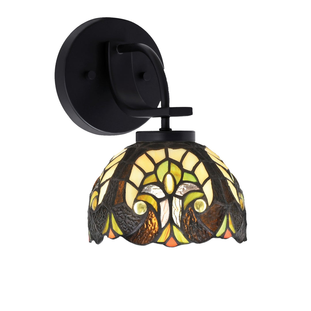 Toltec Cavella 3911-MB-9945 Wall Sconce Light - Matte Black