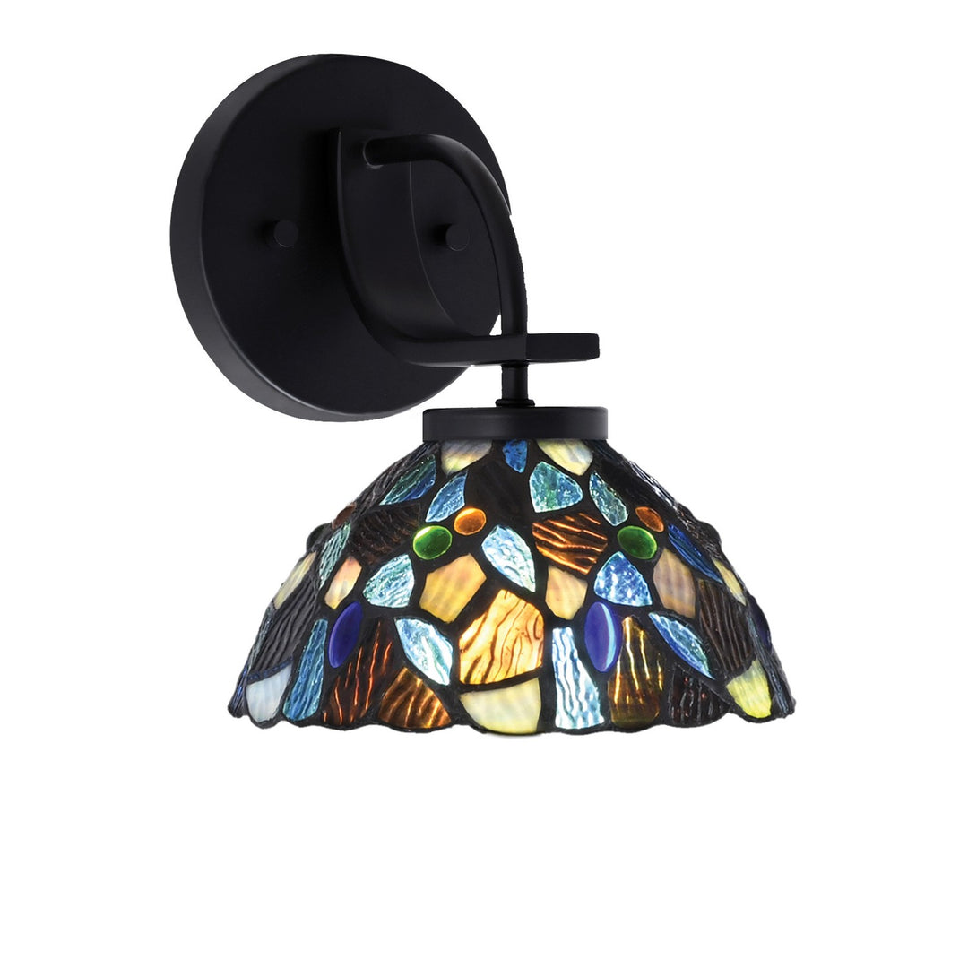 Toltec Cavella 3911-MB-9955 Wall Sconce Light - Matte Black