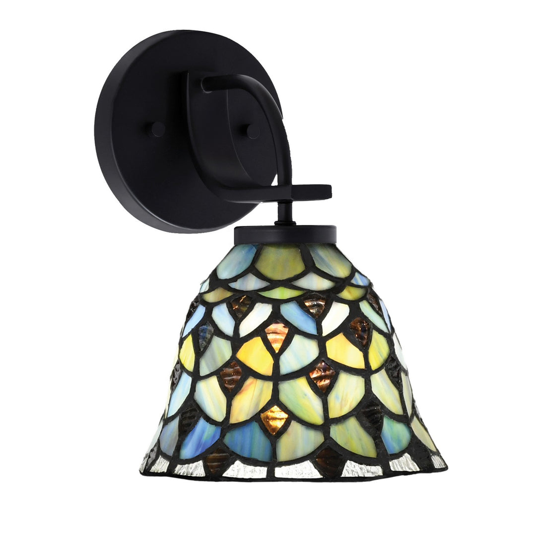 Toltec Cavella 3911-MB-9965 Wall Sconce Light - Matte Black