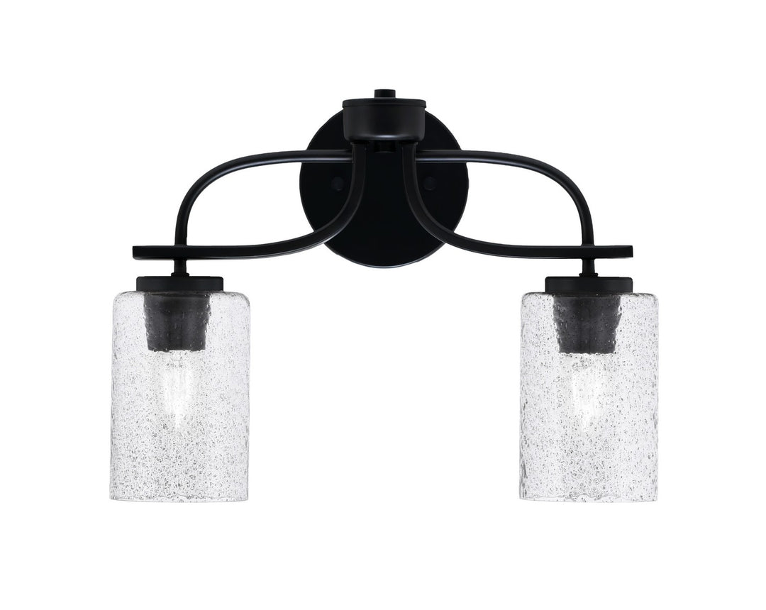 Toltec Cavella 3912-MB-3002 Bath Vanity Light 16 in. wide - Matte Black