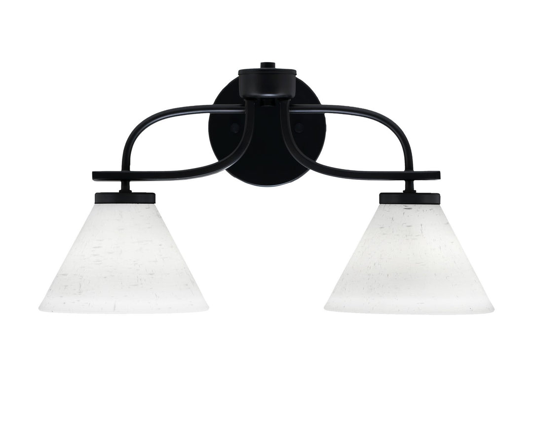 Toltec Cavella 3912-MB-312 Bath Vanity Light 19 in. wide - Matte Black