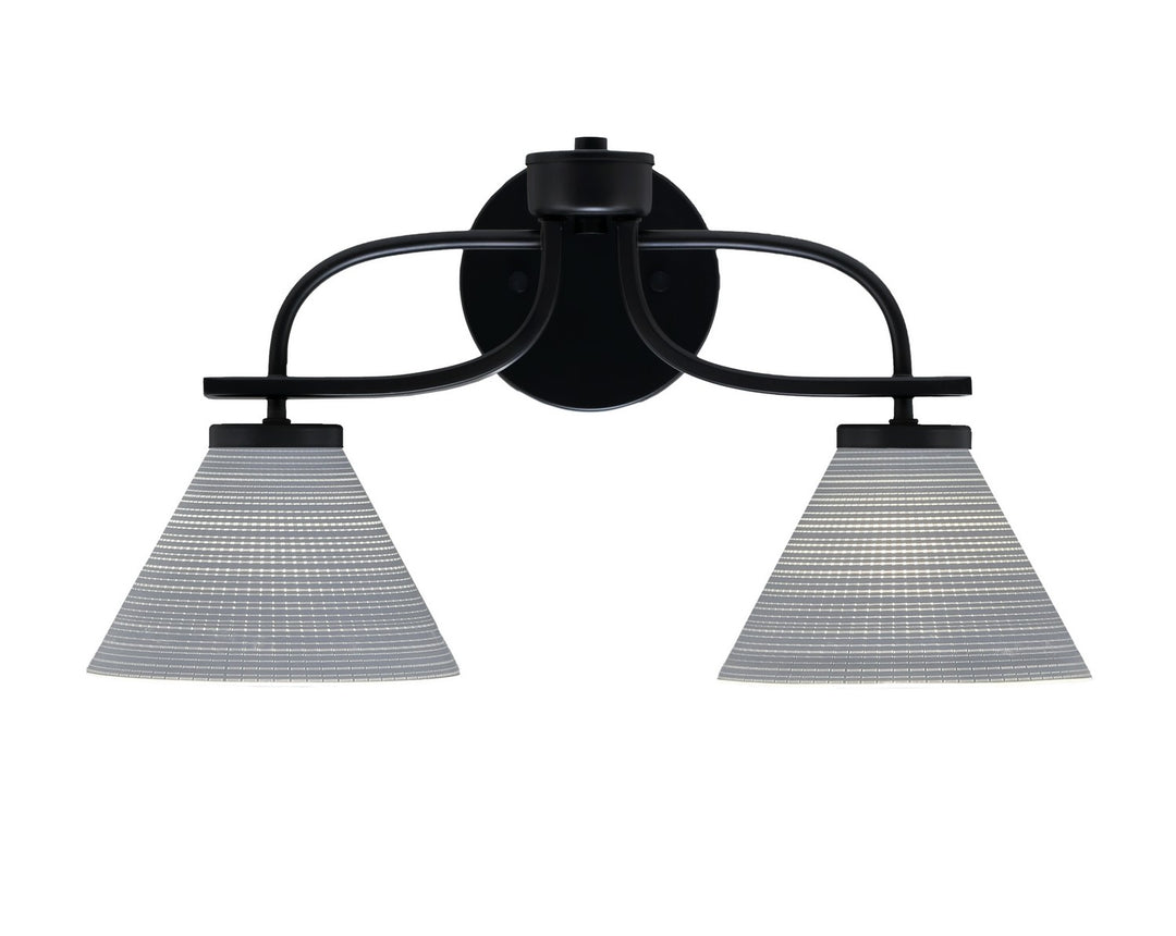 Toltec Cavella 3912-MB-4052 Bath Vanity Light 19 in. wide - Matte Black