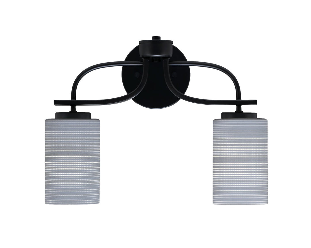 Toltec Cavella 3912-MB-4062 Bath Vanity Light 16 in. wide - Matte Black