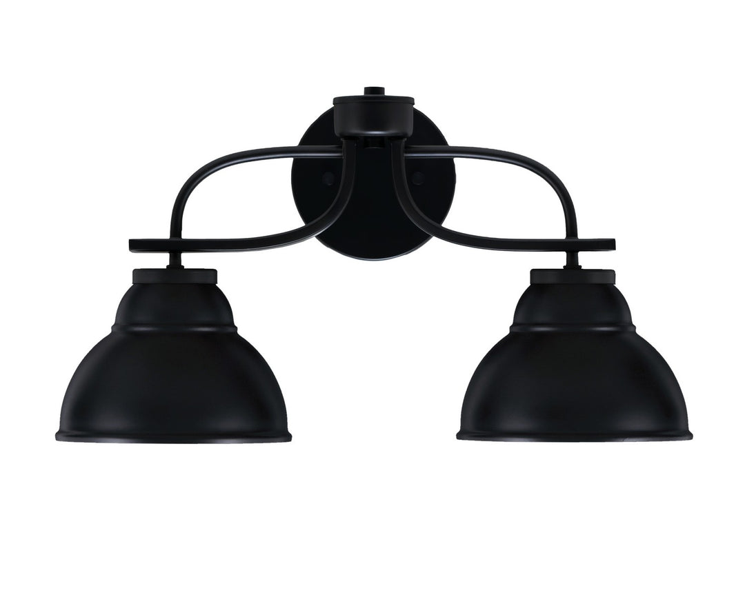 Toltec Cavella 3912-MB-427-MB Bath Vanity Light 19 in. wide - Matte Black