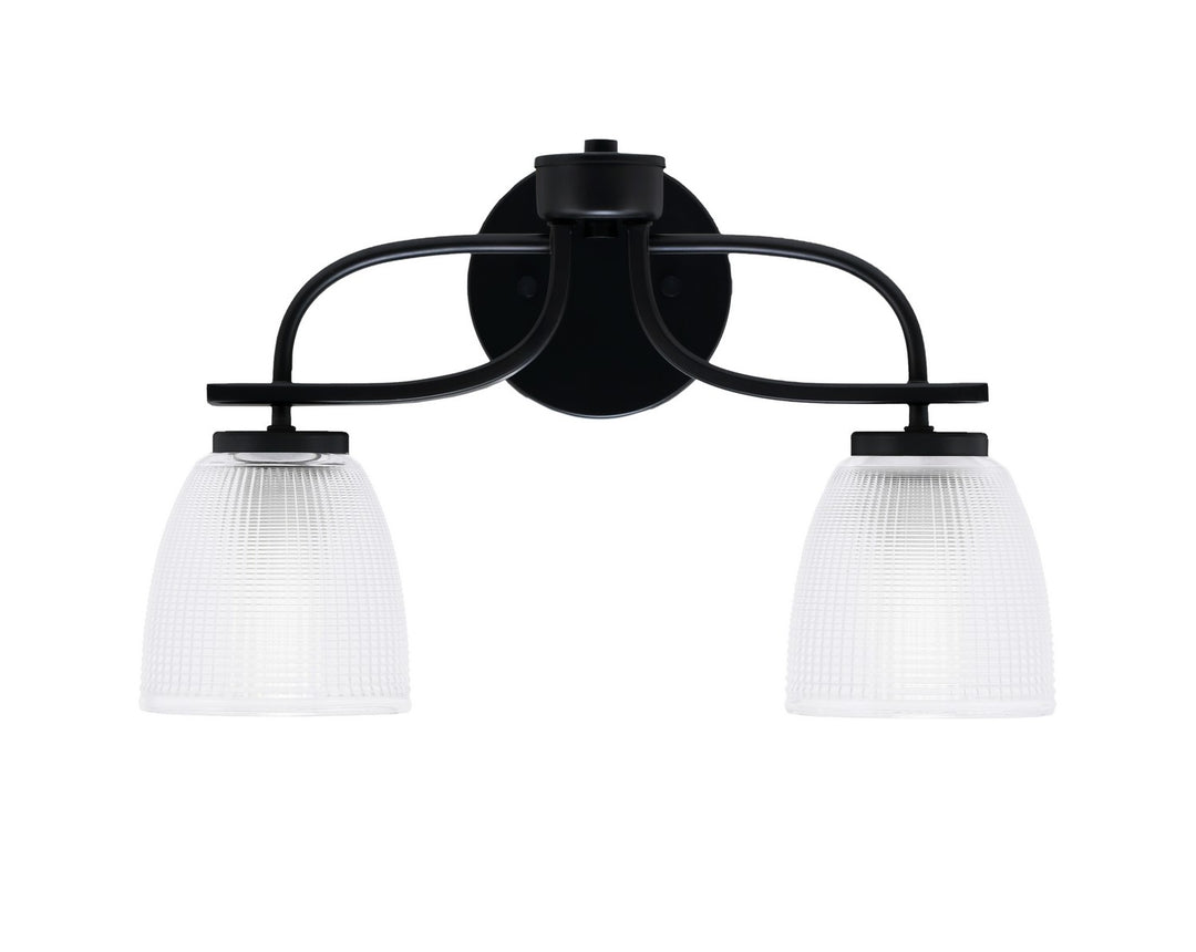 Toltec Cavella 3912-MB-500 Bath Vanity Light 17 in. wide - Matte Black