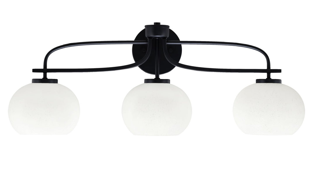 Toltec Cavella 3913-MB-212 Bath Vanity Light 29 in. wide - Matte Black