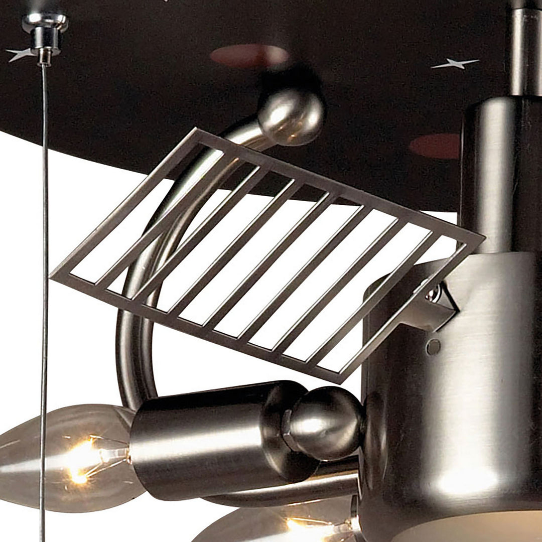 Elk Novelty 5089/3 Ceiling Light - Black