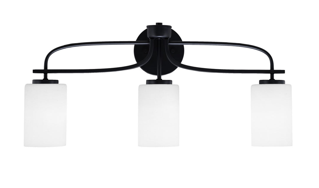 Toltec Cavella 3913-MB-310 Bath Vanity Light 26 in. wide - Matte Black