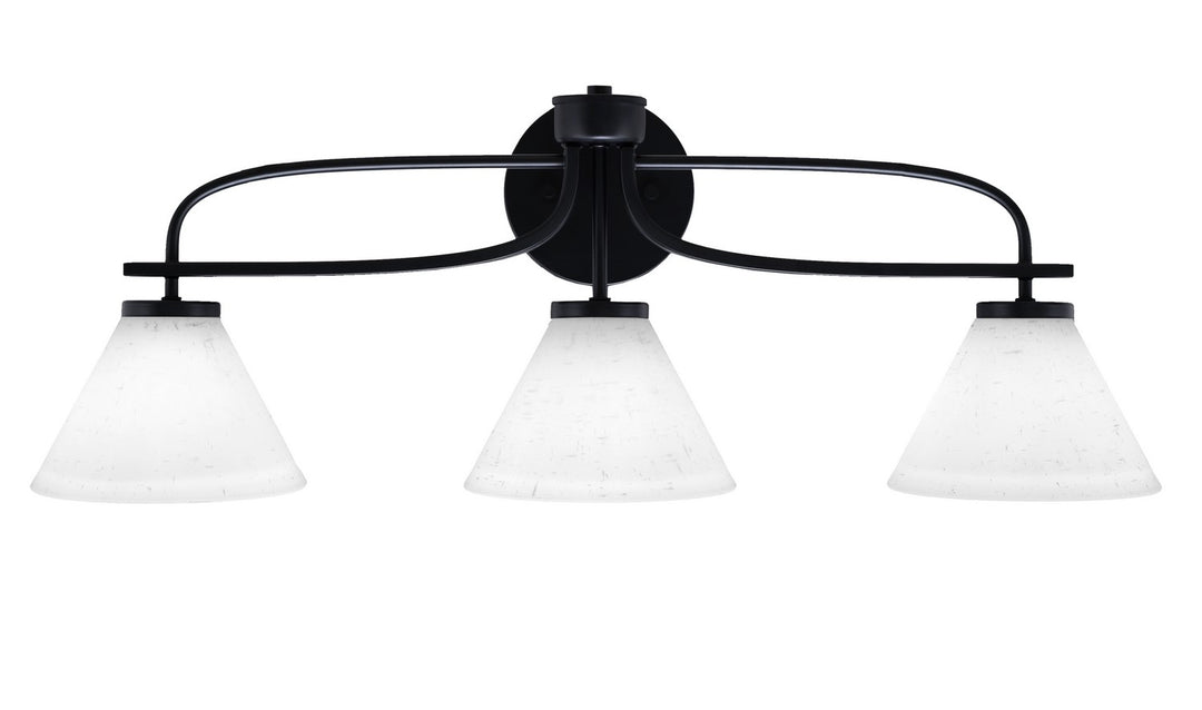 Toltec Cavella 3913-MB-312 Bath Vanity Light 29 in. wide - Matte Black