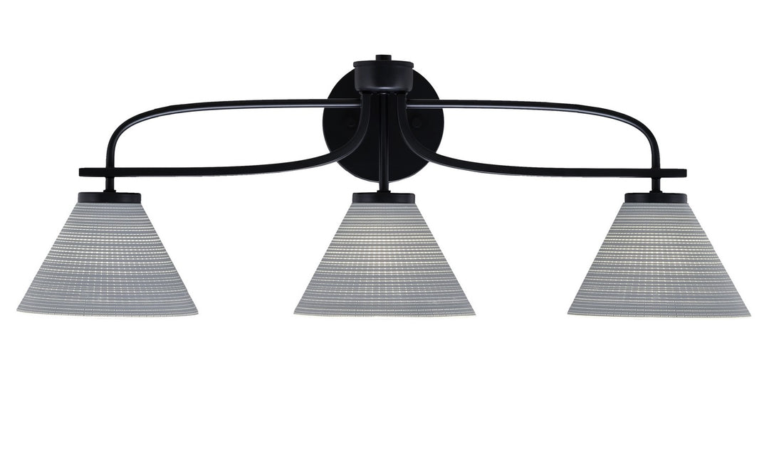 Toltec Cavella 3913-MB-4052 Bath Vanity Light 29 in. wide - Matte Black