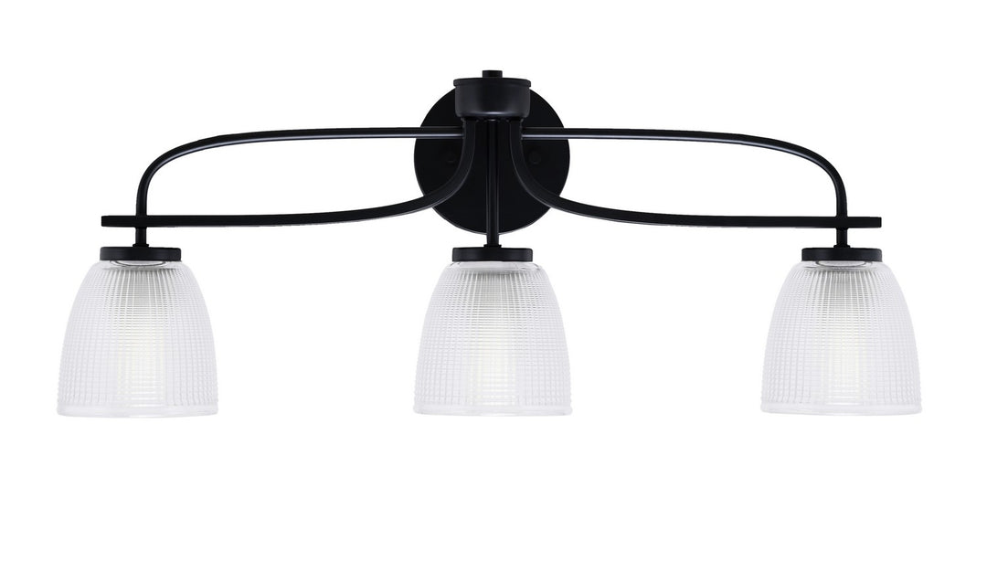 Toltec Cavella 3913-MB-500 Bath Vanity Light 27 in. wide - Matte Black