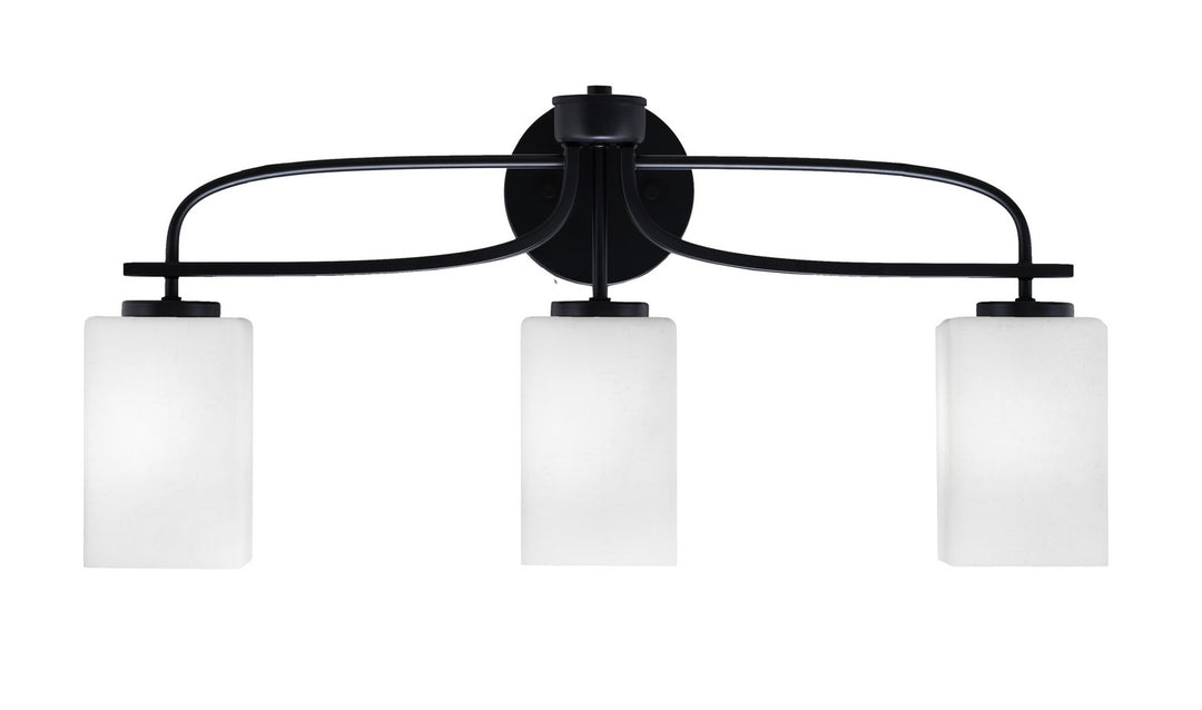 Toltec Cavella 3913-MB-531 Bath Vanity Light 26 in. wide - Matte Black