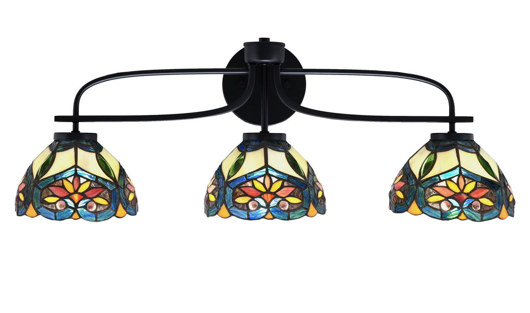 Toltec Cavella 3913-MB-9425 Bath Vanity Light 29 in. wide - Matte Black
