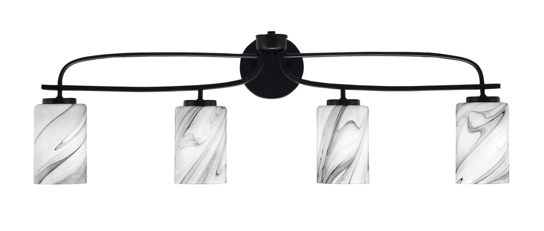 Toltec Cavella 3914-MB-3009 Bath Vanity Light 36 in. wide - Matte Black