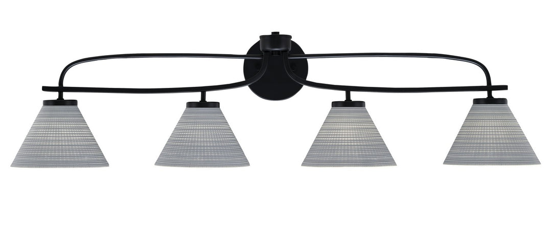 Toltec Cavella 3914-MB-4052 Bath Vanity Light 39 in. wide - Matte Black