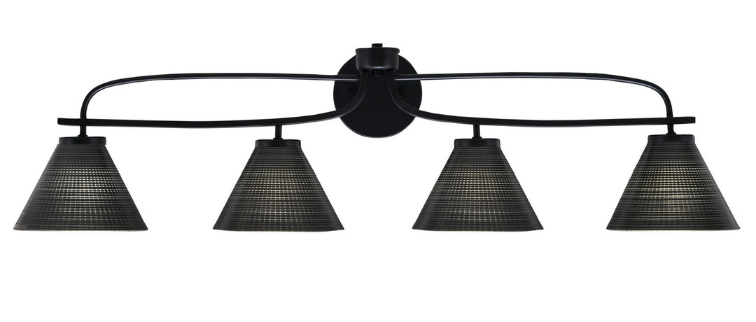 Toltec Cavella 3914-MB-4059 Bath Vanity Light 39 in. wide - Matte Black