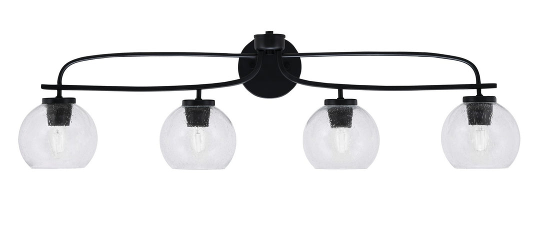 Toltec Cavella 3914-MB-4100 Bath Vanity Light 38 in. wide - Matte Black