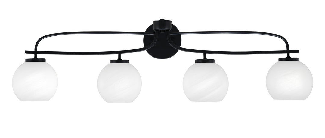 Toltec Cavella 3914-MB-4101 Bath Vanity Light 38 in. wide - Matte Black