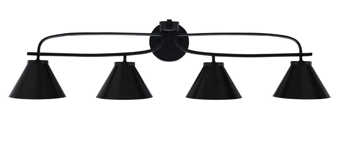 Toltec Cavella 3914-MB-421-MB Bath Vanity Light 39 in. wide - Matte Black