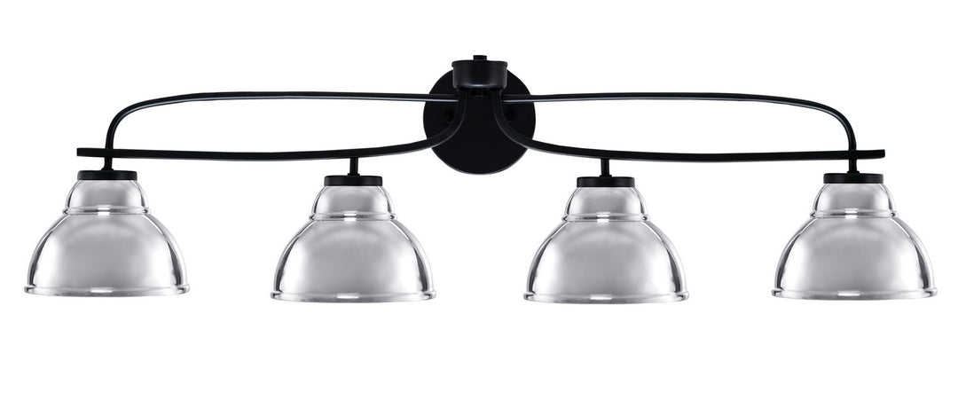 Toltec Cavella 3914-MB-427-CH Bath Vanity Light 40 in. wide - Matte Black