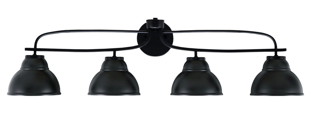 Toltec Cavella 3914-MB-427-MB Bath Vanity Light 40 in. wide - Matte Black