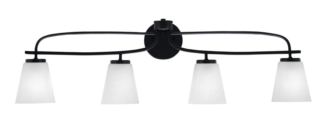 Toltec Cavella 3914-MB-460 Bath Vanity Light 37 in. wide - Matte Black