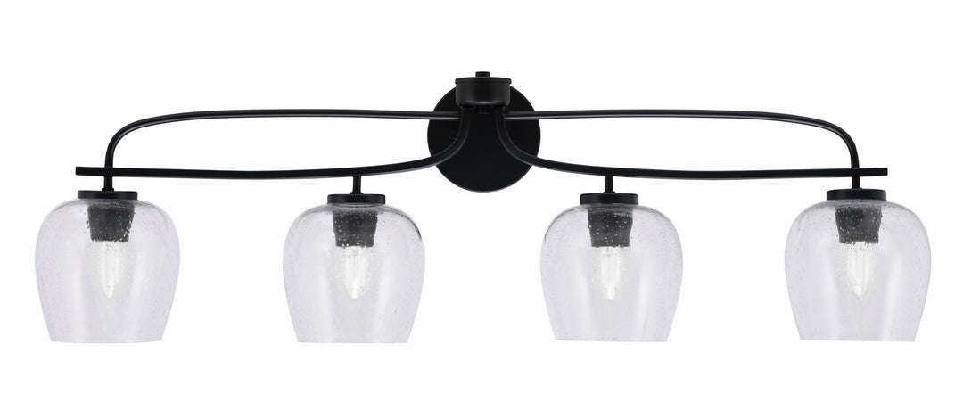 Toltec Cavella 3914-MB-4810 Bath Vanity Light 38 in. wide - Matte Black