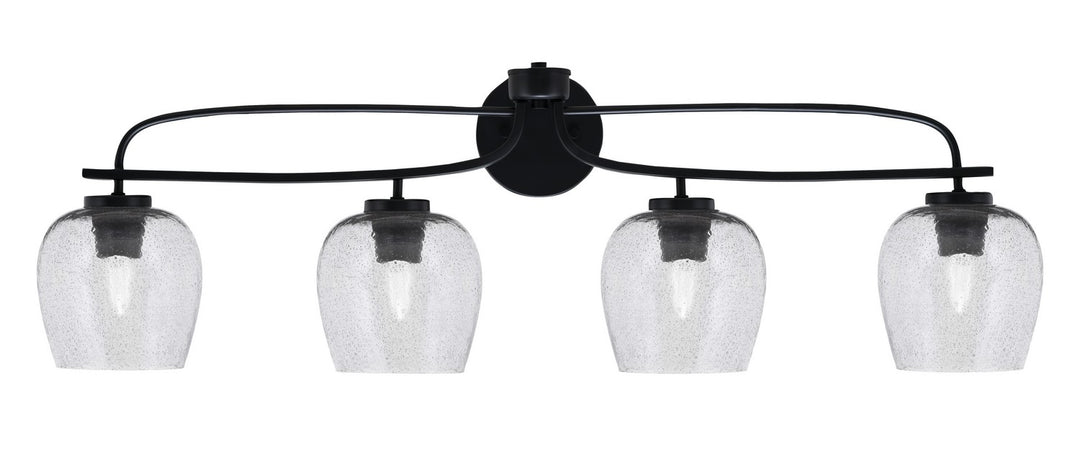 Toltec Cavella 3914-MB-4812 Bath Vanity Light 38 in. wide - Matte Black