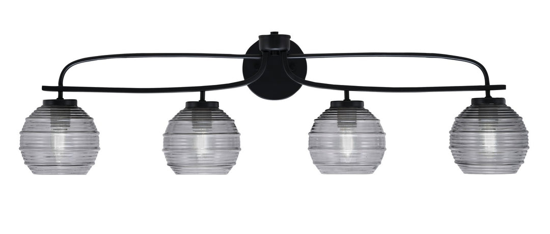 Toltec Cavella 3914-MB-5112 Bath Vanity Light 38 in. wide - Matte Black