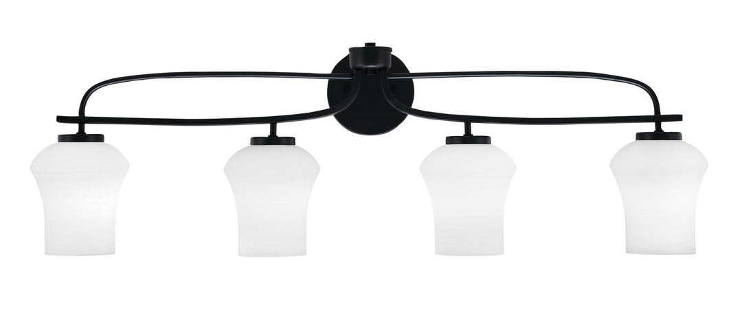 Toltec Cavella 3914-MB-681 Bath Vanity Light 37 in. wide - Matte Black