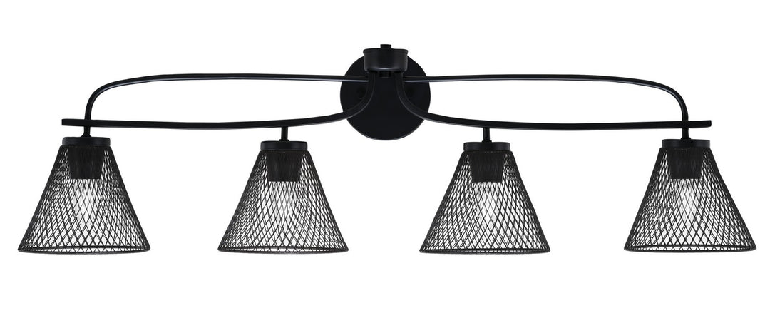 Toltec Cavella 3914-MB-805 Bath Vanity Light 40 in. wide - Matte Black