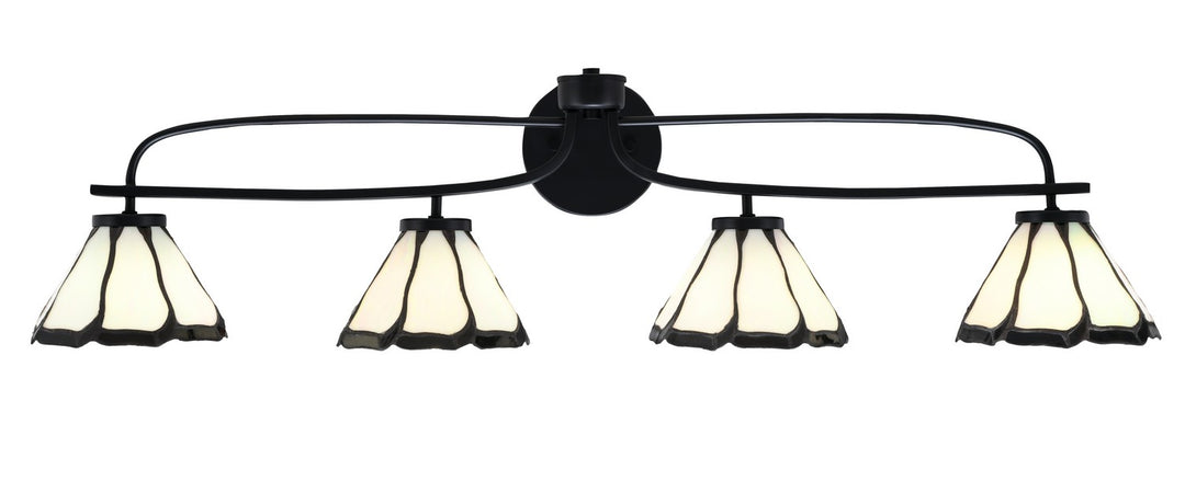 Toltec Cavella 3914-MB-9125 Bath Vanity Light 39 in. wide - Matte Black