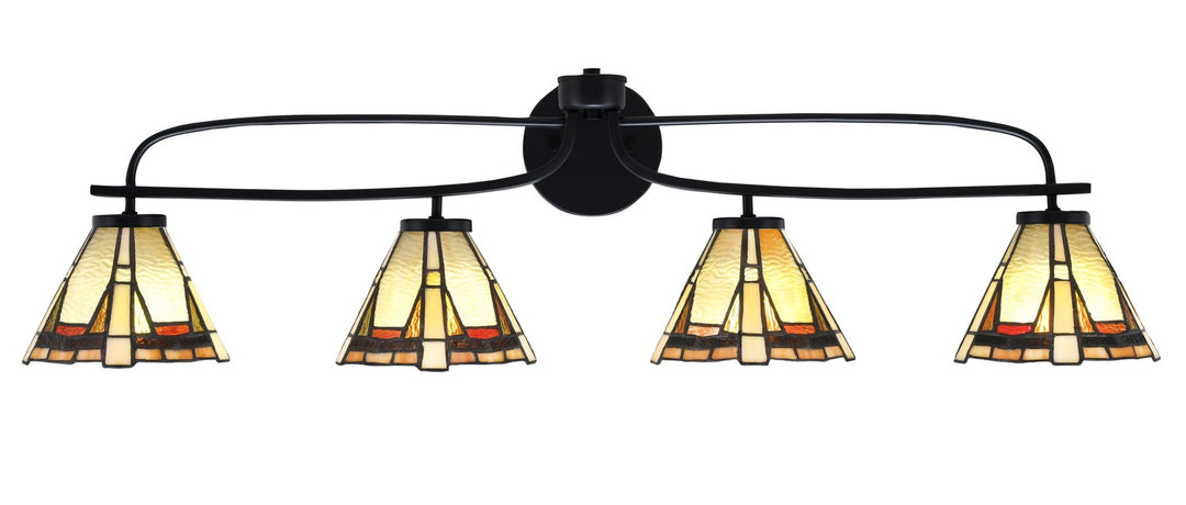Toltec Cavella 3914-MB-9345 Bath Vanity Light 39 in. wide - Matte Black