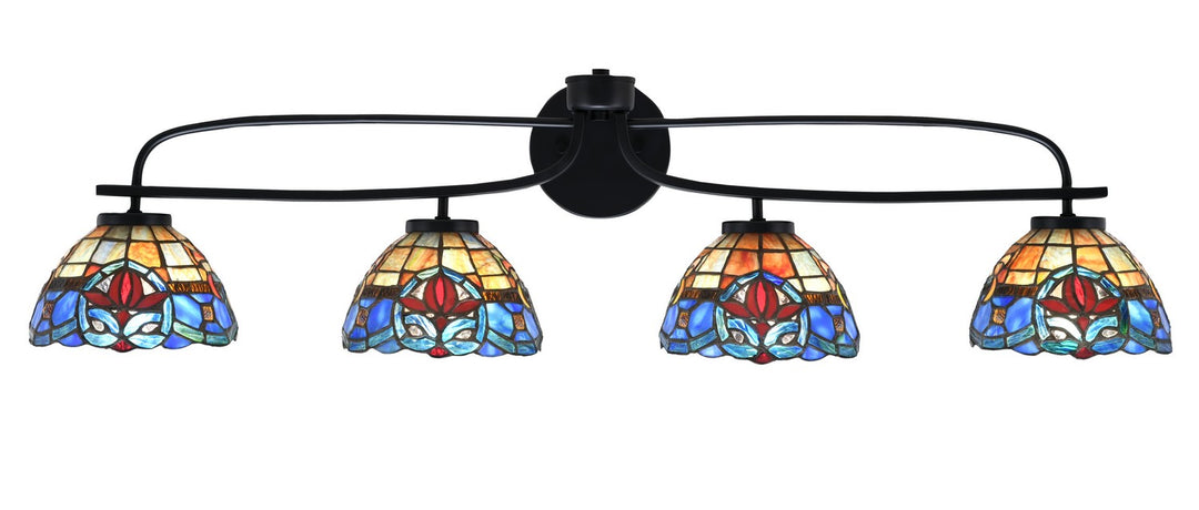 Toltec Cavella 3914-MB-9355 Bath Vanity Light 39 in. wide - Matte Black