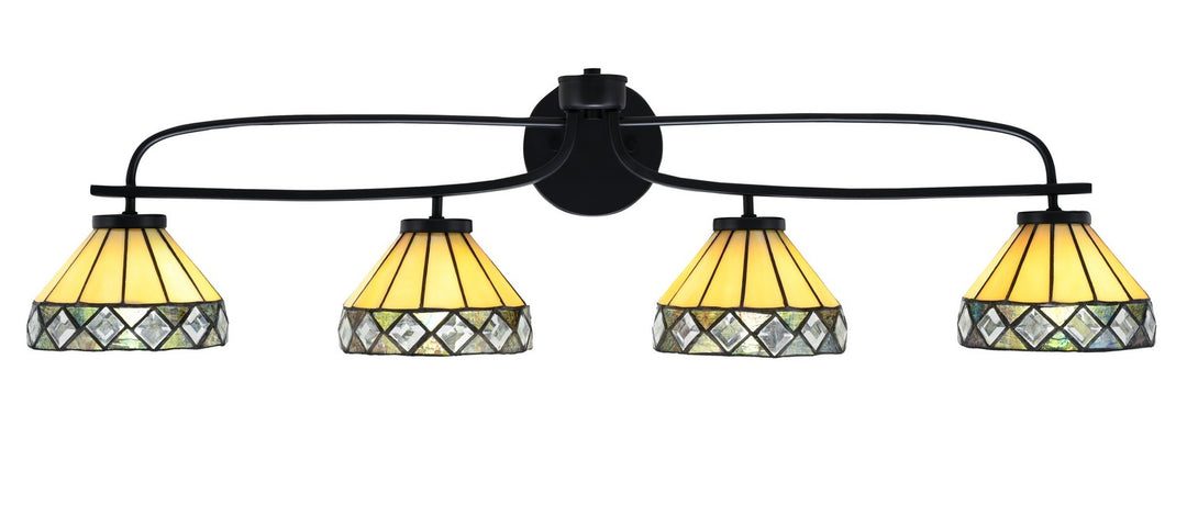 Toltec Cavella 3914-MB-9405 Bath Vanity Light 39 in. wide - Matte Black