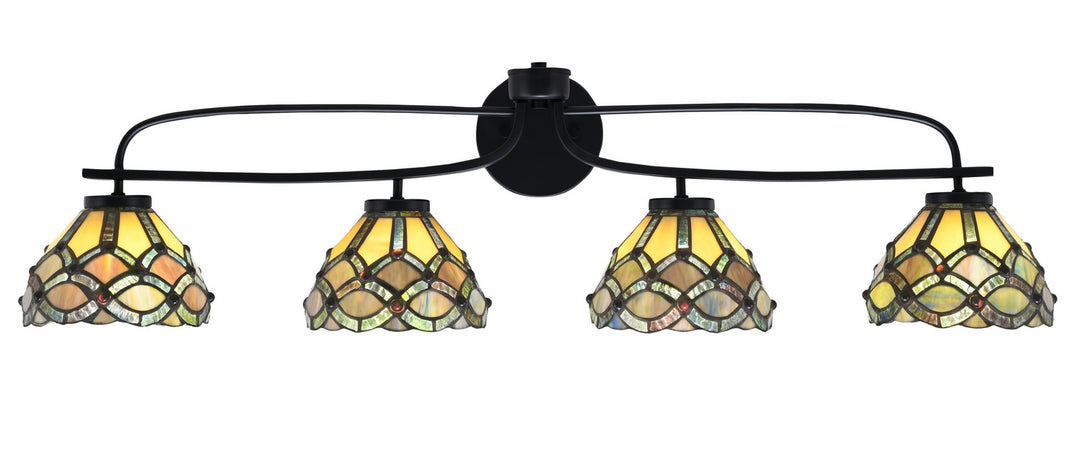 Toltec Cavella 3914-MB-9435 Bath Vanity Light 39 in. wide - Matte Black