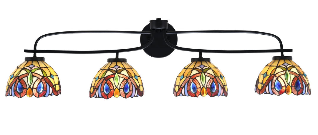 Toltec Cavella 3914-MB-9445 Bath Vanity Light 39 in. wide - Matte Black