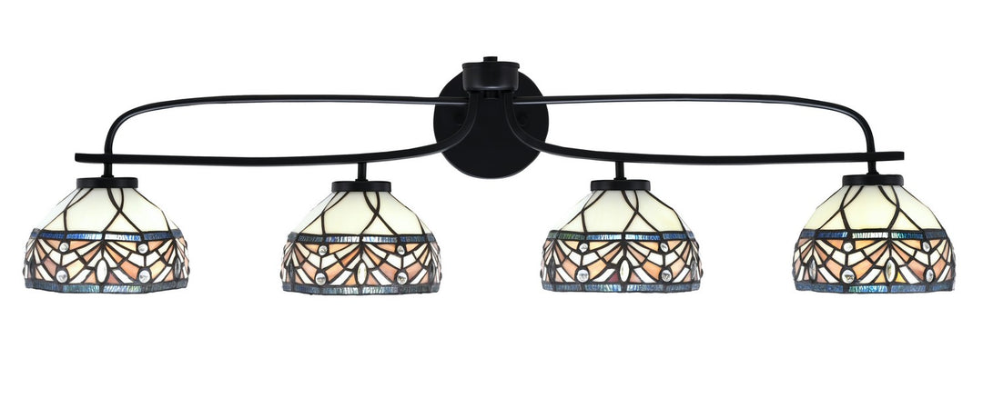 Toltec Cavella 3914-MB-9485 Bath Vanity Light 39 in. wide - Matte Black