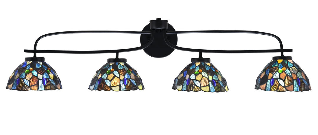 Toltec Cavella 3914-MB-9955 Bath Vanity Light 39 in. wide - Matte Black