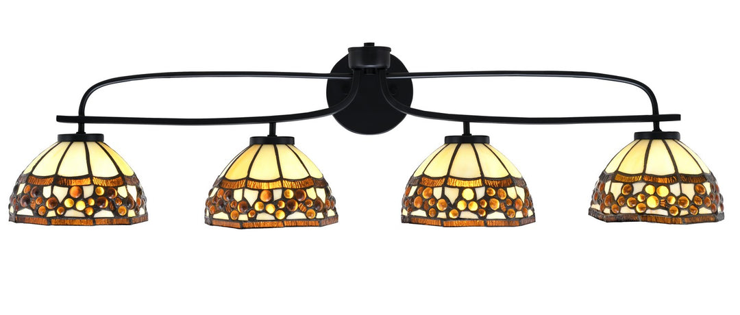 Toltec Cavella 3914-MB-9975 Bath Vanity Light 40 in. wide - Matte Black