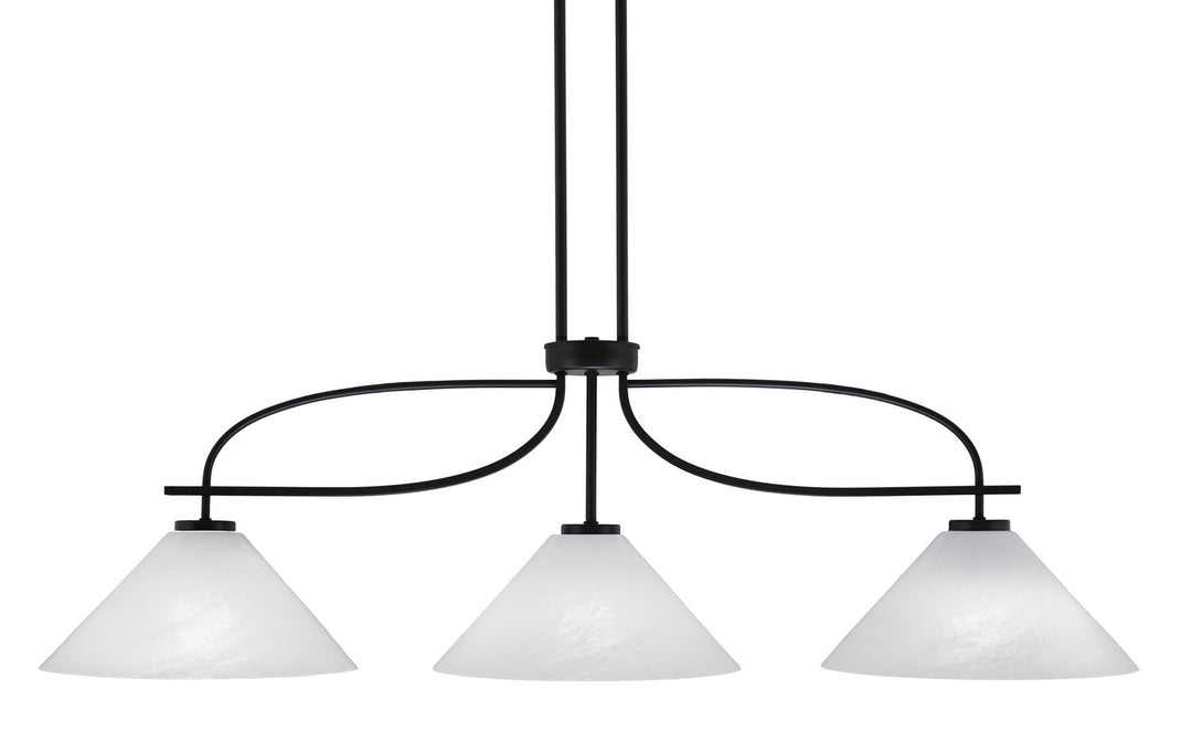 Toltec Cavella 3936-MB-2121 Pendant Light - Matte Black