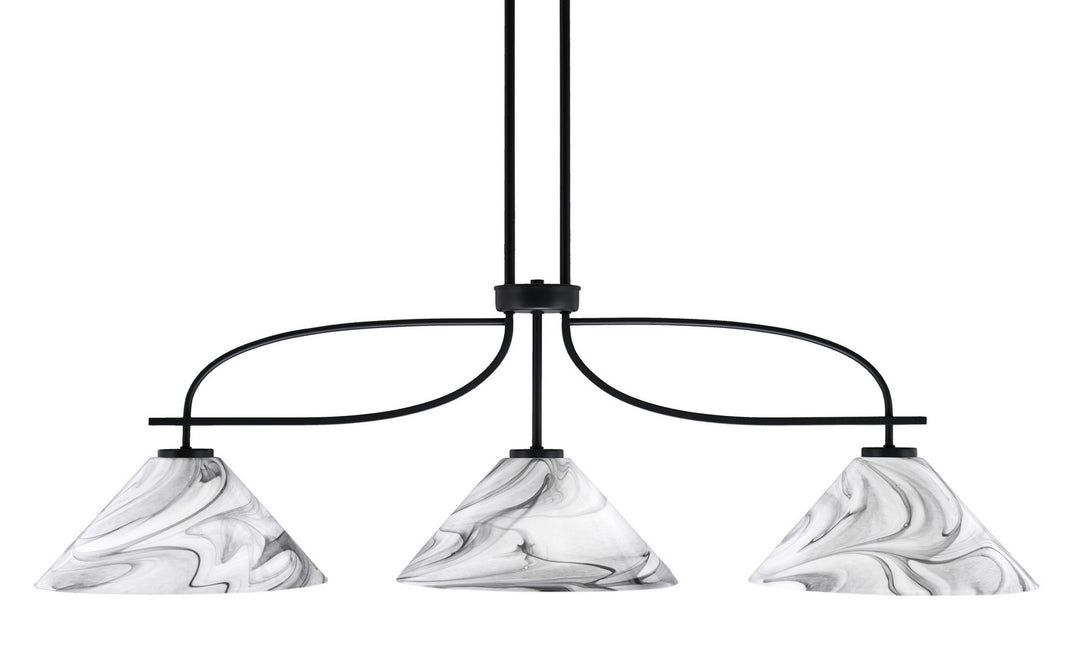 Toltec Cavella 3936-MB-2129 Pendant Light - Matte Black
