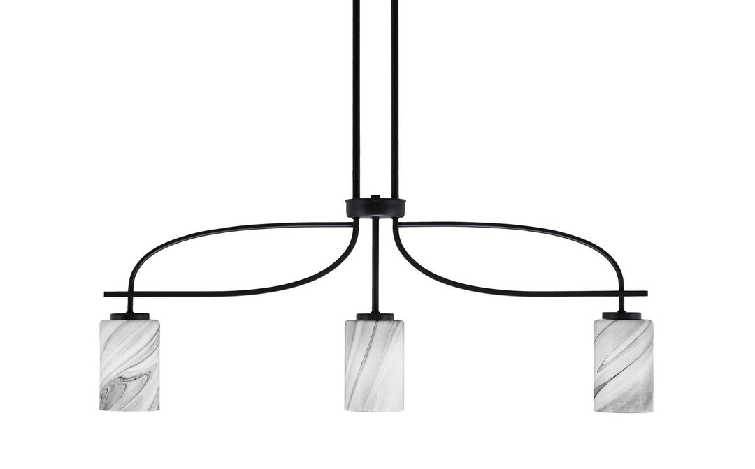 Toltec Cavella 3936-MB-3009 Pendant Light - Matte Black