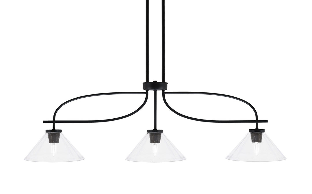 Toltec Cavella 3936-MB-304 Pendant Light - Matte Black