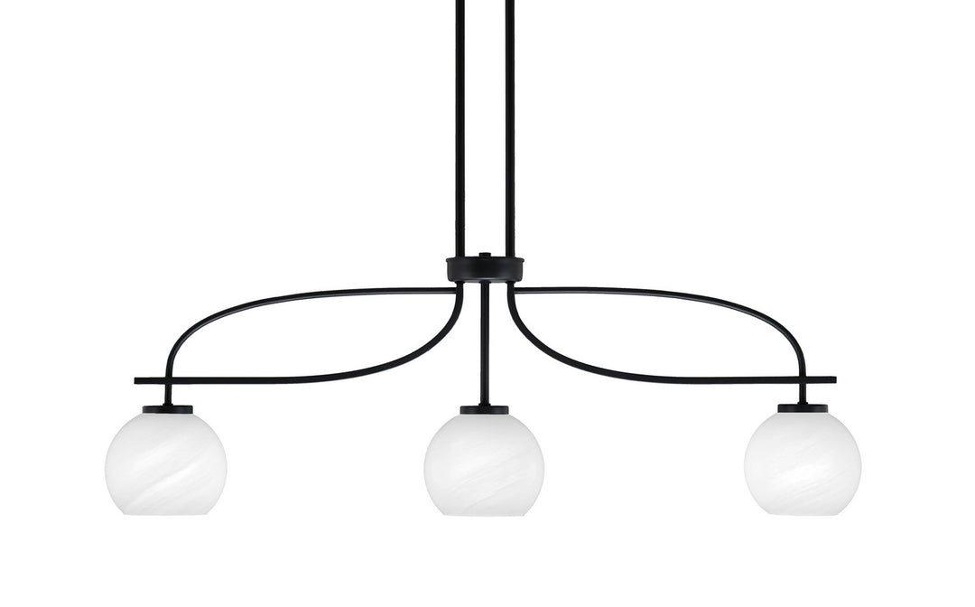 Toltec Cavella 3936-MB-4101 Pendant Light - Matte Black