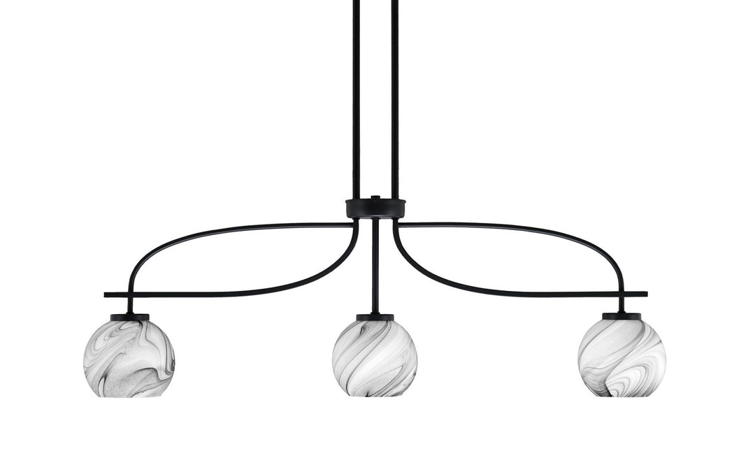 Toltec Cavella 3936-MB-4109 Pendant Light - Matte Black