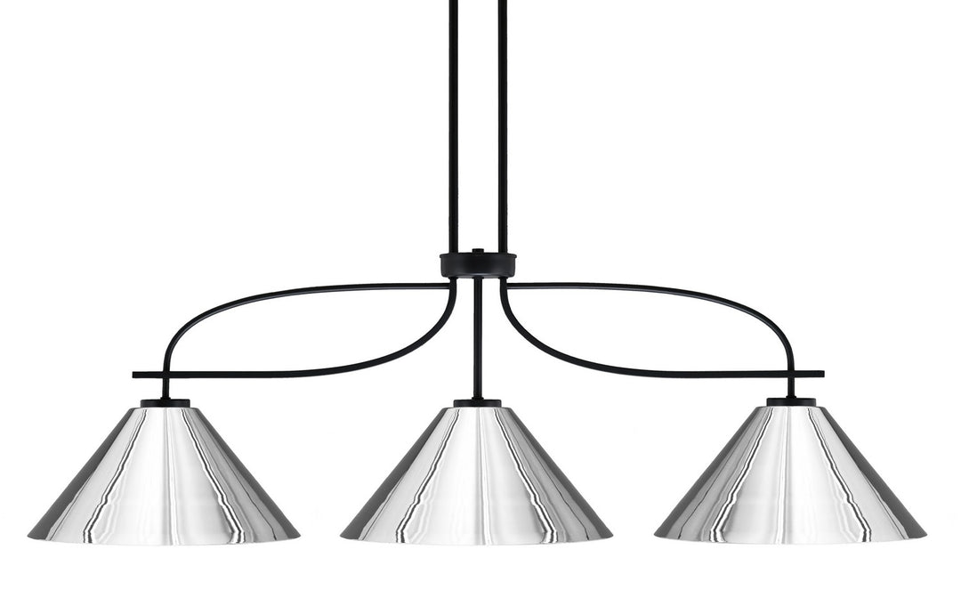 Toltec Cavella 3936-MB-420-CH Pendant Light - Matte Black