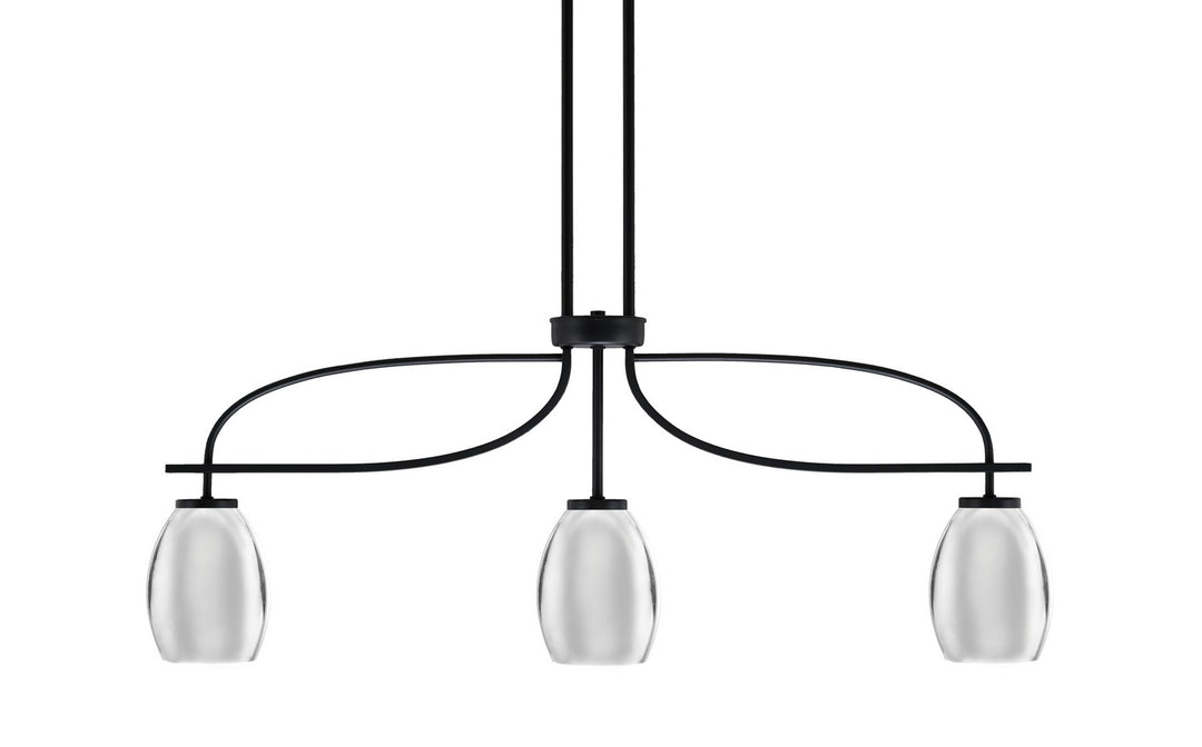 Toltec Cavella 3936-MB-426-CH Pendant Light - Matte Black